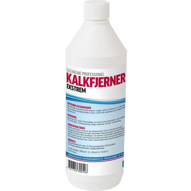 Billede af Cleanline Kalkfjerner ekstrem 1l. Bruges kalkfjernelse.